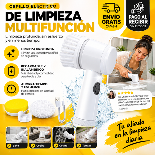 Cepillo de Limpieza eléctrico